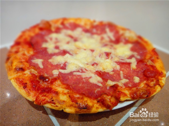 意大利香肠比萨简易版