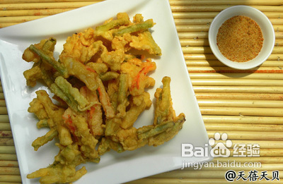 素食版炸天贝素菜tempeh的做法