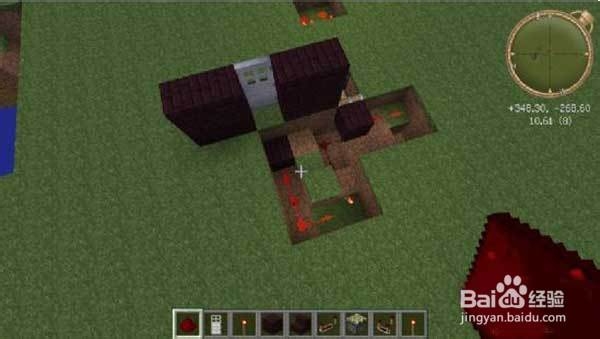 我的世界隐藏机关门制作方法图文版