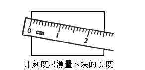 刻度尺的正确使用