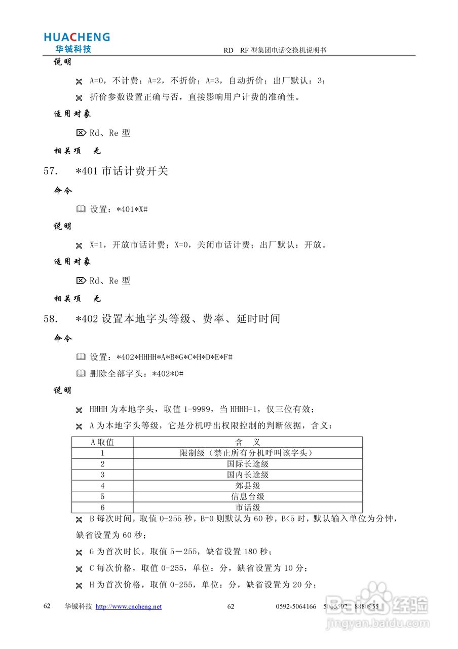 RD RF集团电话交换机说明书:[7]
