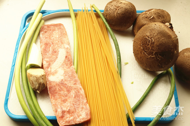 培根香菇意面