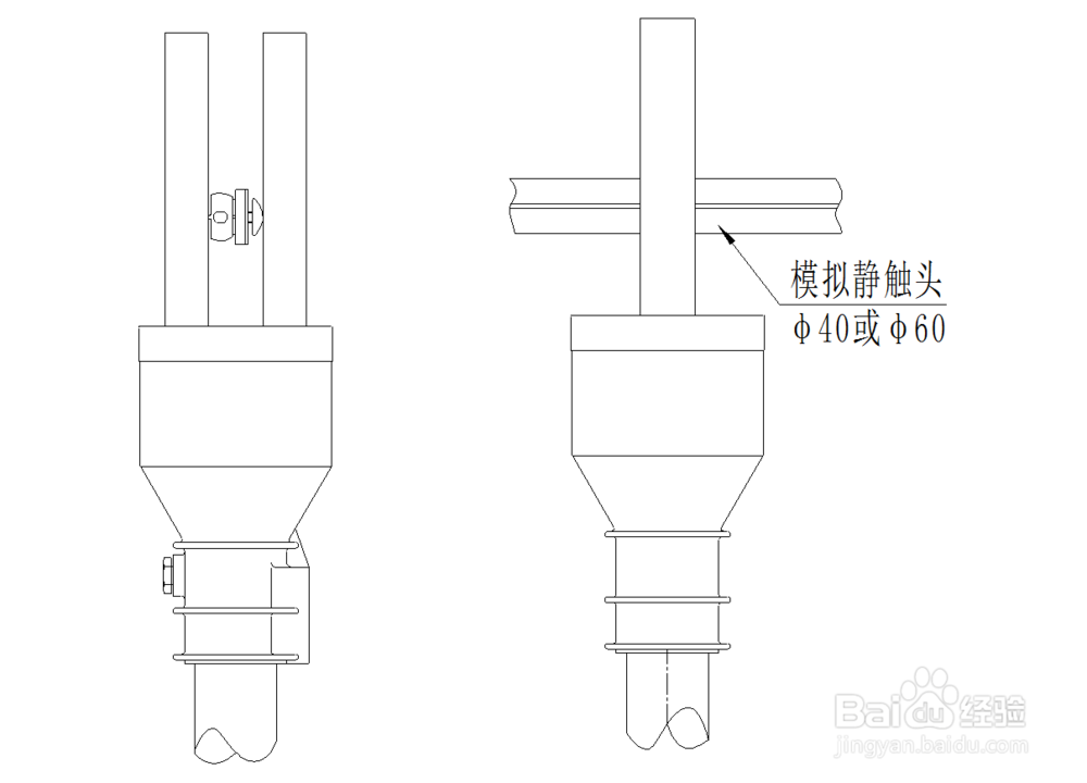 高压隔离开关触指压力测试现场操作图解