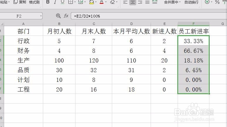 HR工作常用的计算公式