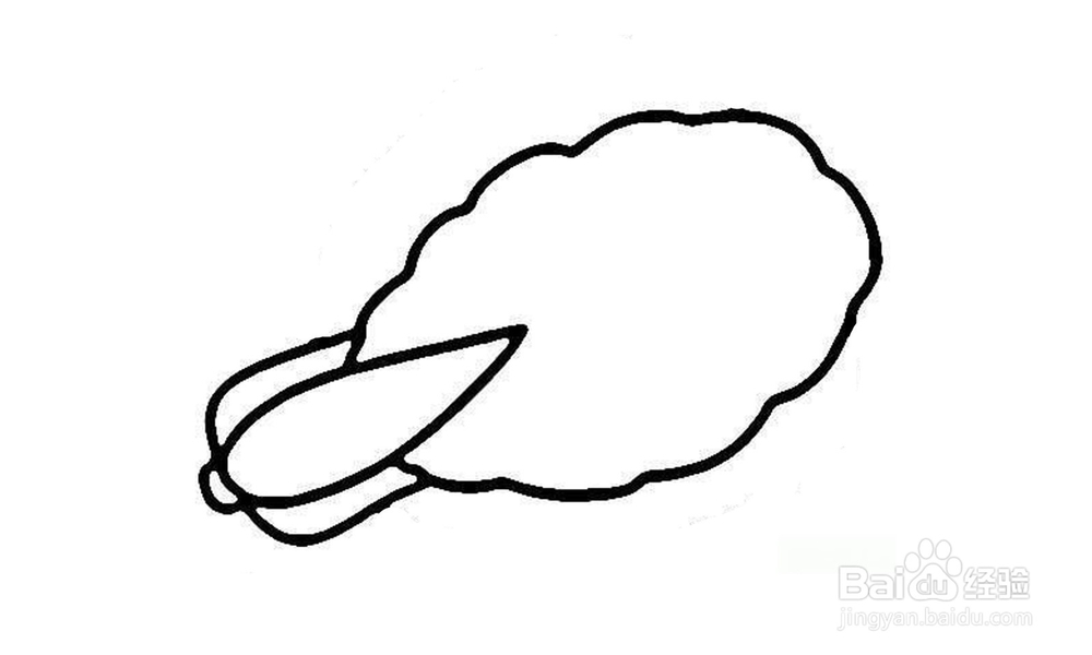 如何画出一个大白菜？