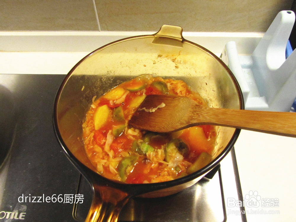 番茄素烩盖浇饭