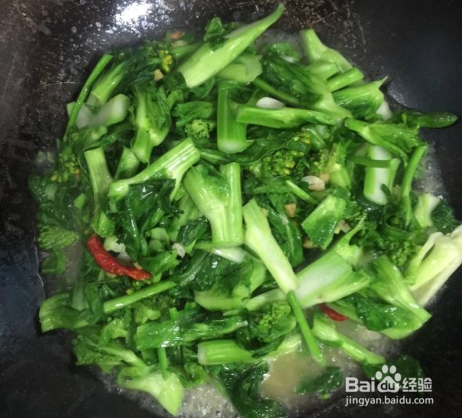 菜台怎么炒不苦