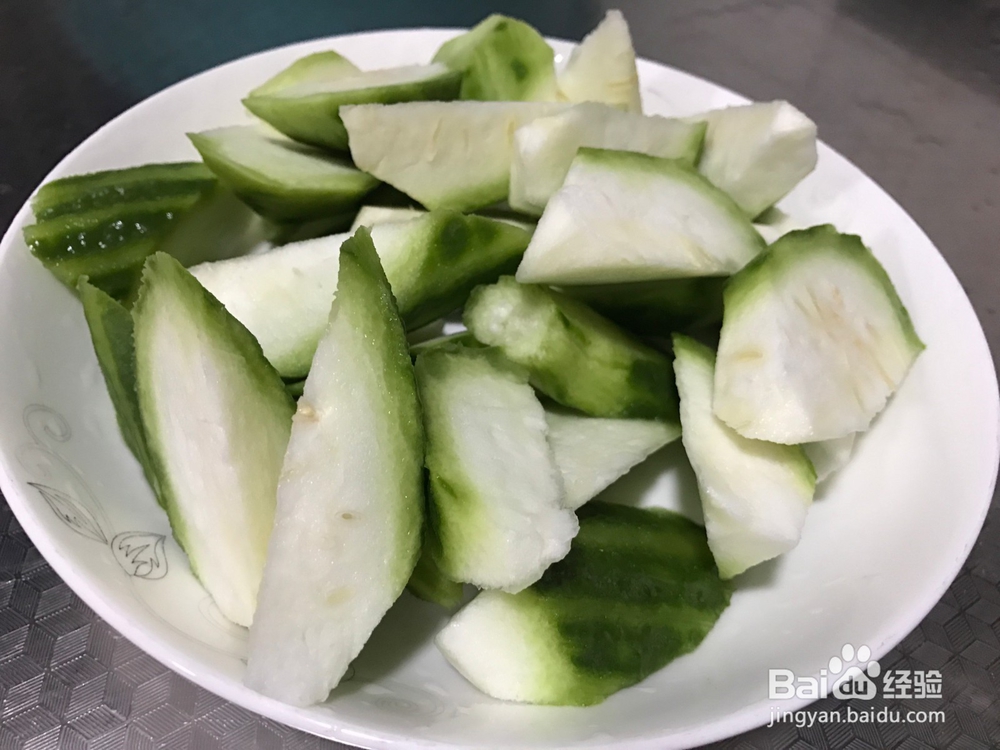 快手炒丝瓜的做法