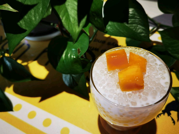 芒果椰奶西米露