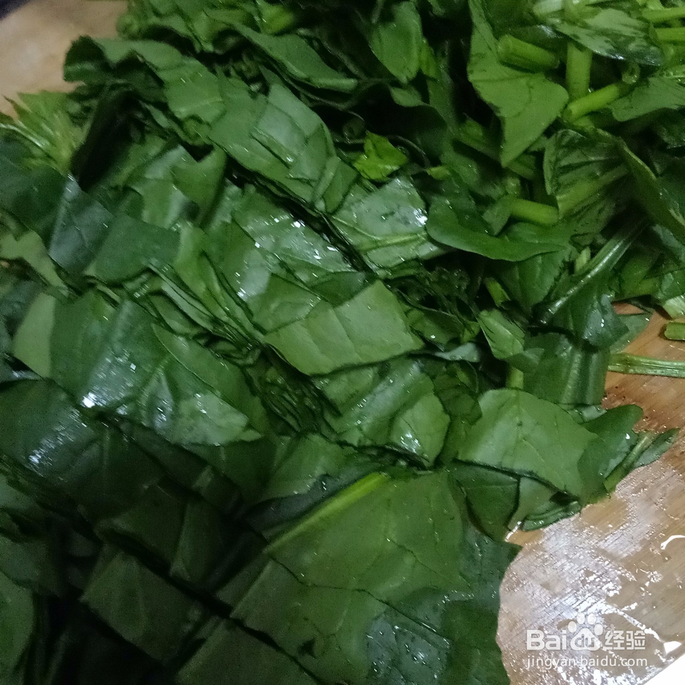 高汤波菜的做法