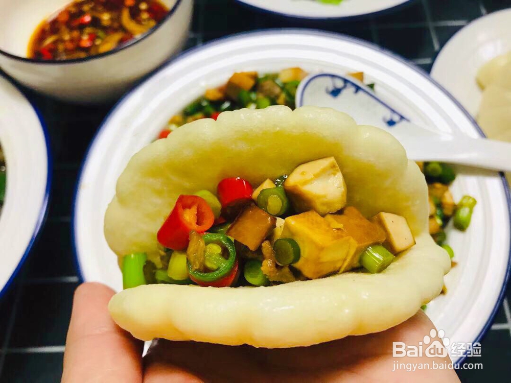 诱惑味蕾的荷叶馒头