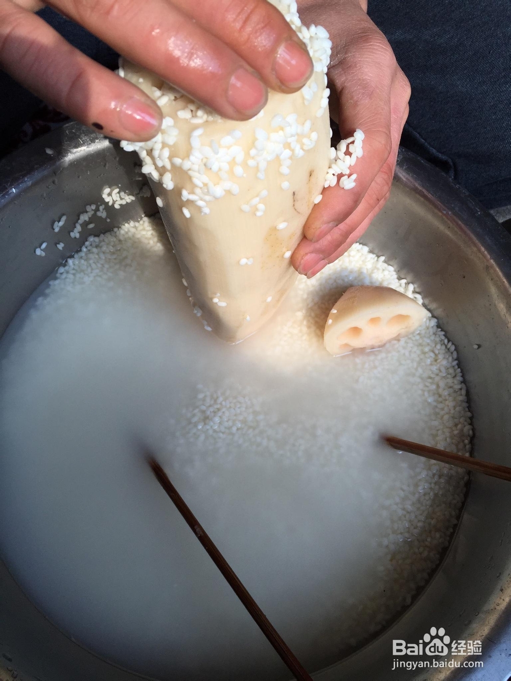 一学就会的桂花糯米藕