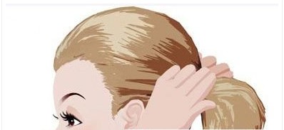 韩式马尾辫的扎法