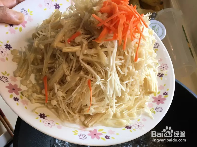 怎样做出家常菜系列之凉拌金针菇