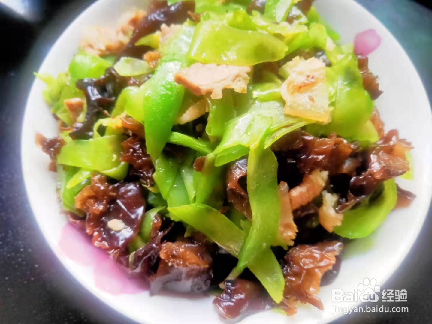 木耳青笋炒肉片怎么做好吃