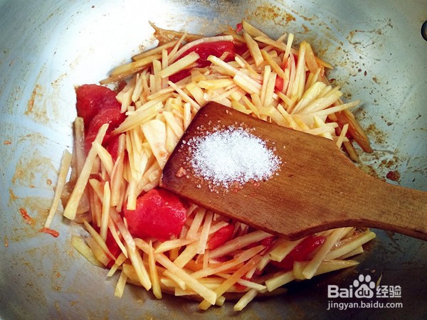 如何制作土豆丝西红柿