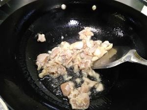 美味的小炒鸡腿肉