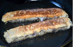 腐皮糯米豆沙卷