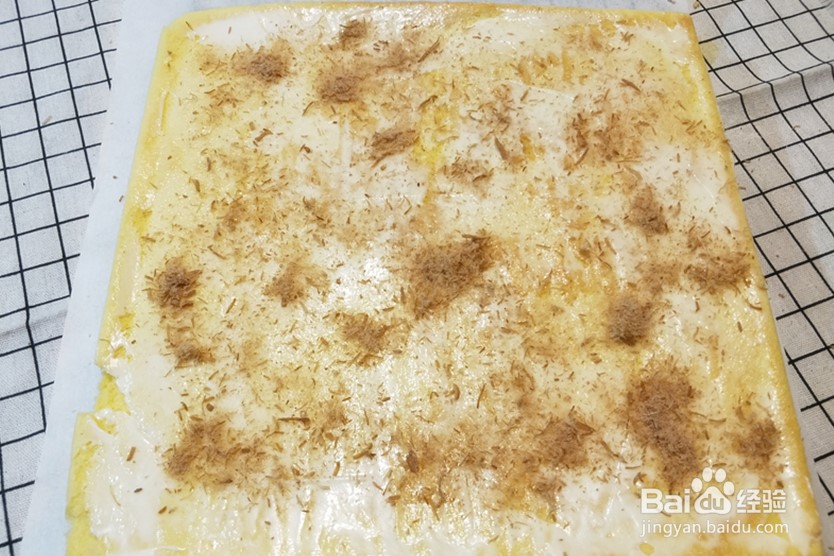 带你做葱香肉松蛋糕卷