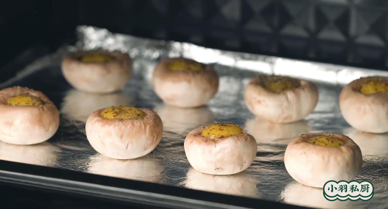 烤口蘑鹌鹑蛋怎么做