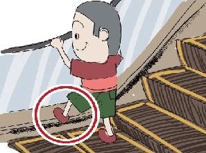 如何安全坐自动扶梯