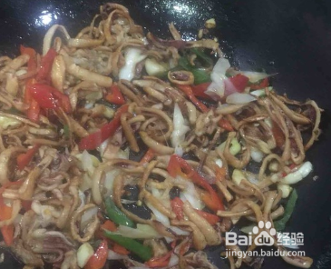 爆炒鱿鱼的做法