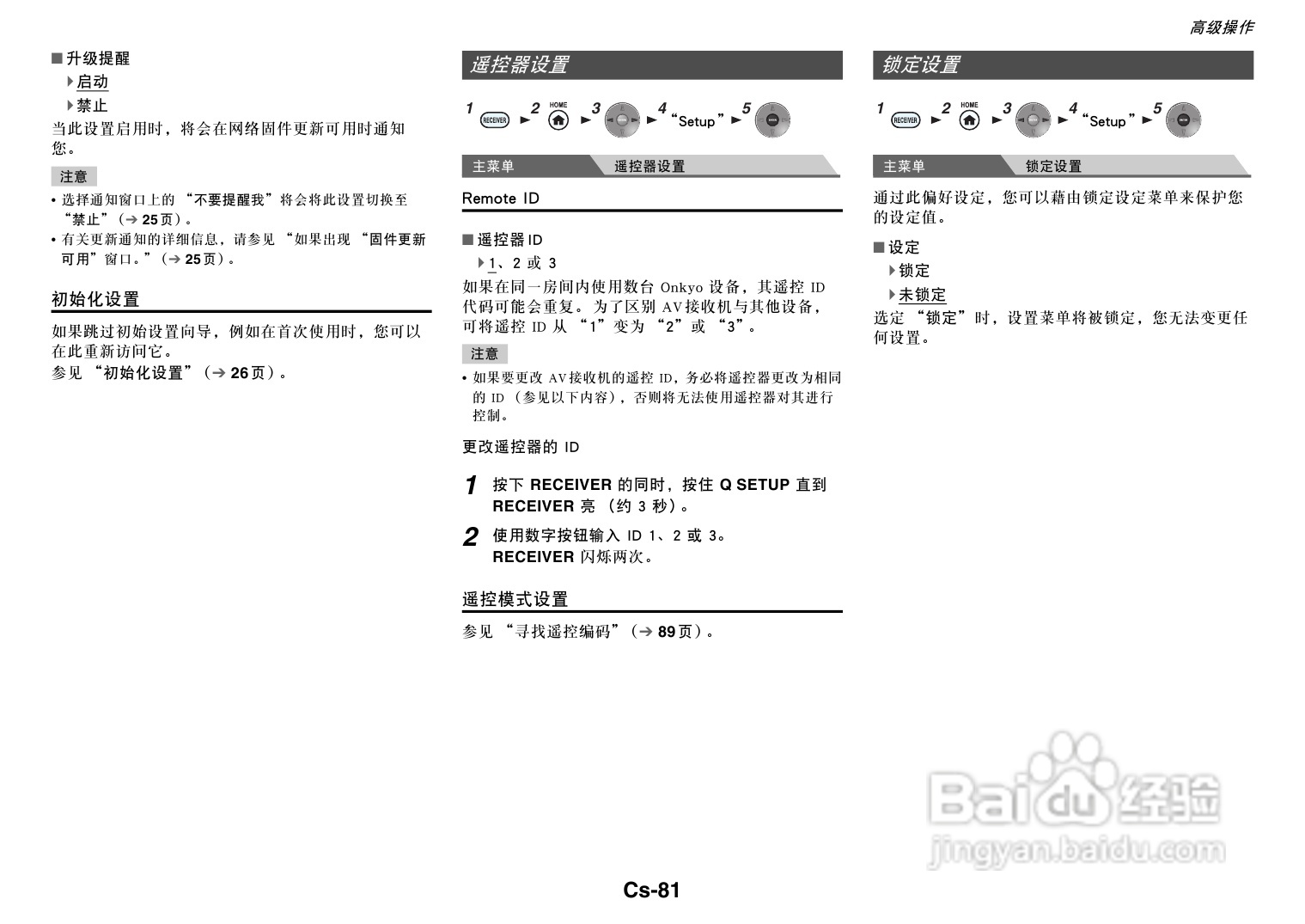 安桥TX-NR3010网络影音功放说明书
