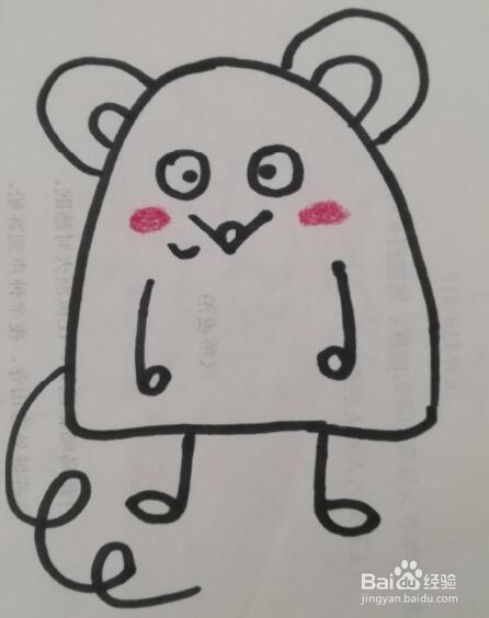 小老鼠的画法 小老鼠的简笔画