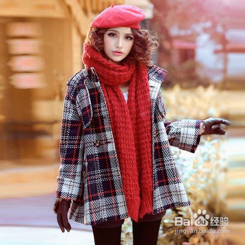 西格纹西装式呢外套温暖奢华彰显气质