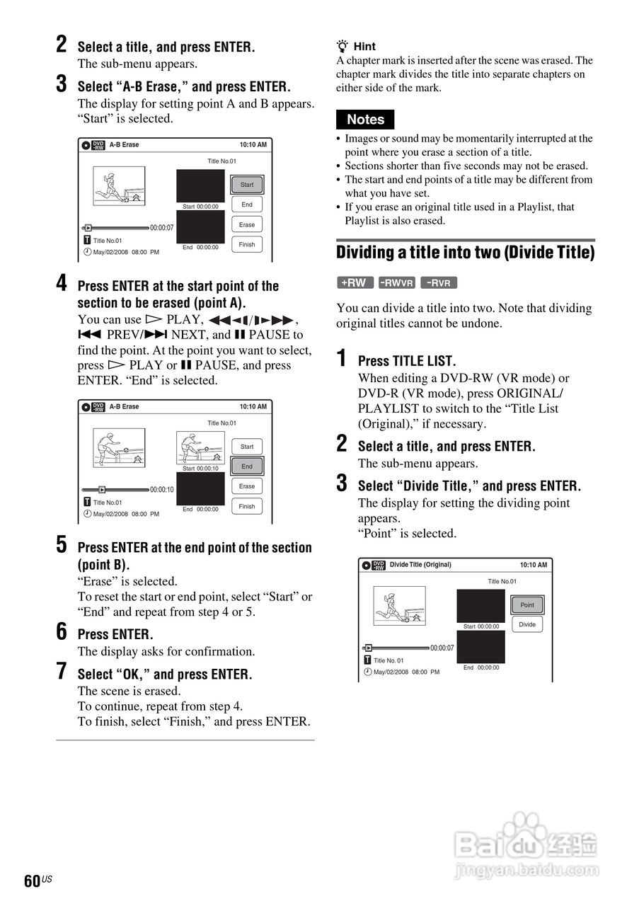 SONY RDR-VX560数位影音说明书:[6]