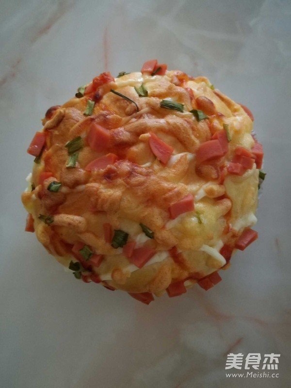 葱香芝士火腿面包