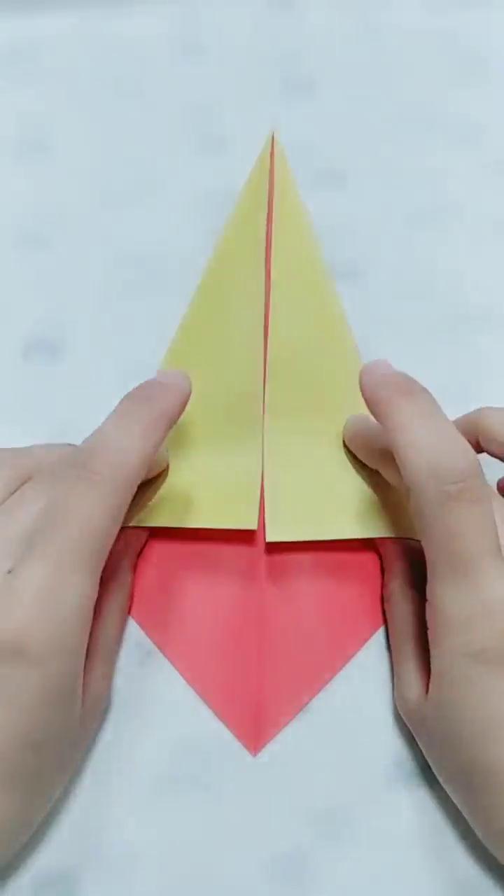 亲子手工小鸟折纸怎么做