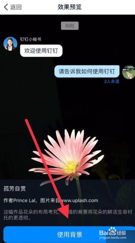 钉钉背景图片怎么换图片