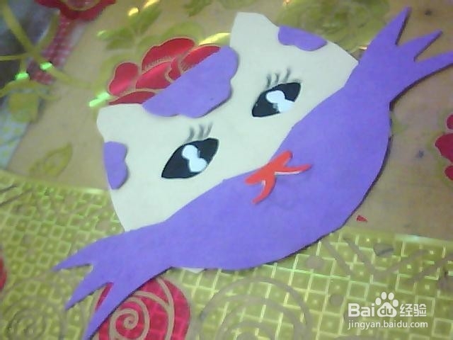 花猫脸贴图的制作