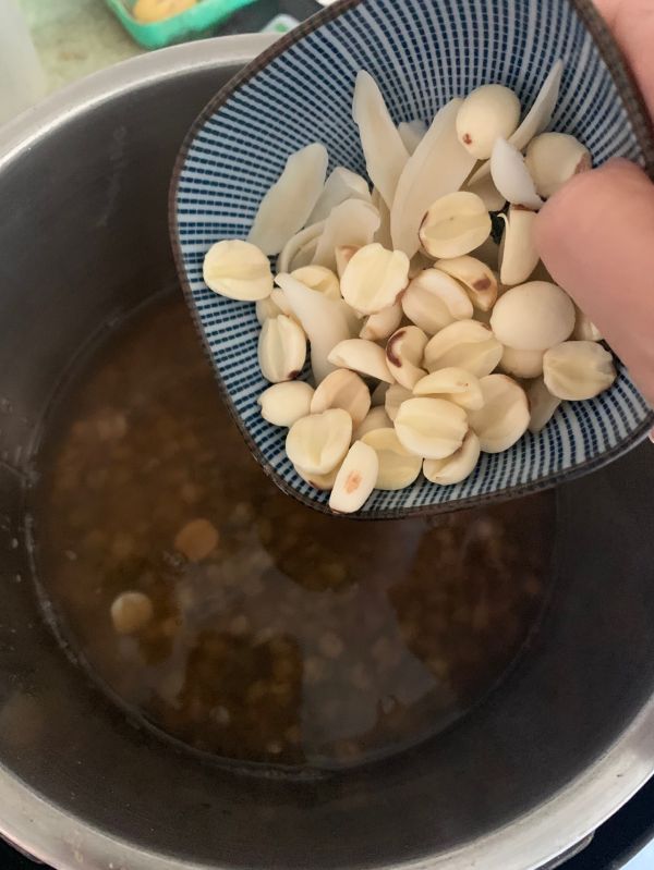 百合莲子绿豆汤