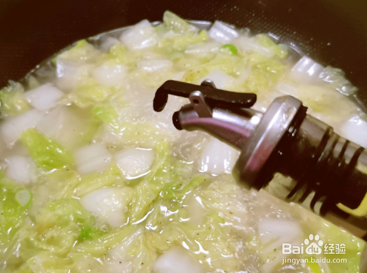 白菜粉丝汤的做法