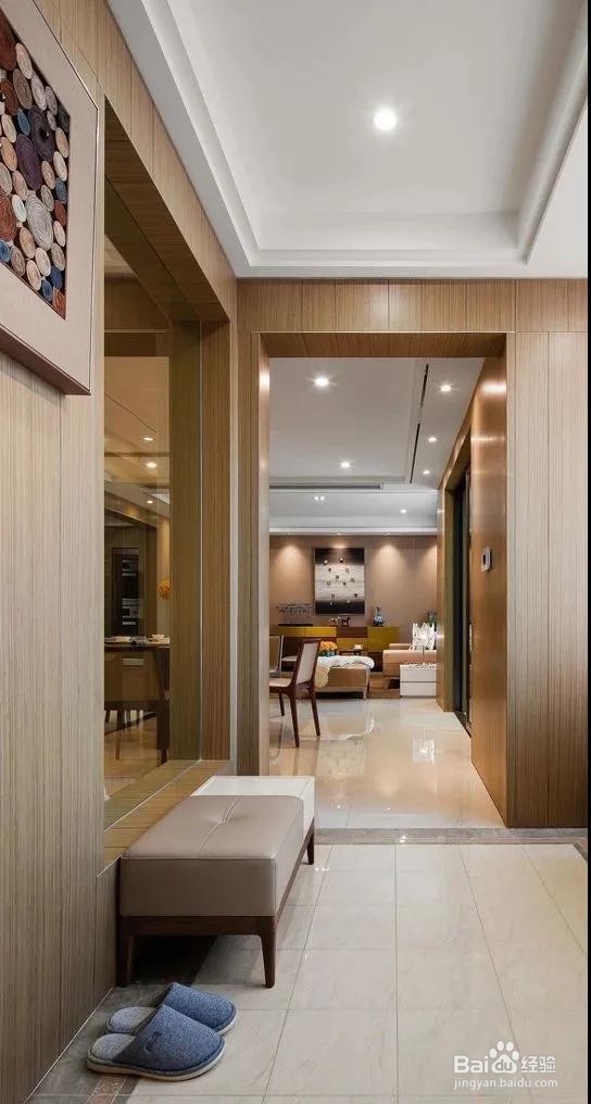 玄关只放鞋柜就落伍了,现在流行这样设计!