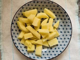 豆角、土豆、番茄焖面
