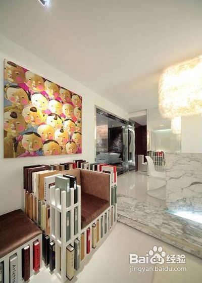 冷色调+淡彩成就通透舒适家园