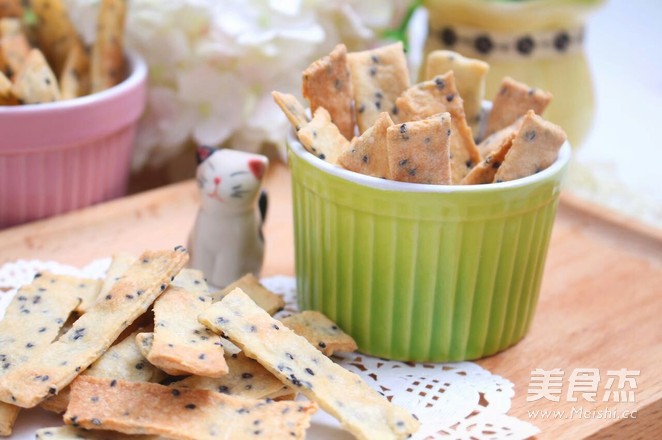 豆腐芝麻饼干 宝宝健康食谱