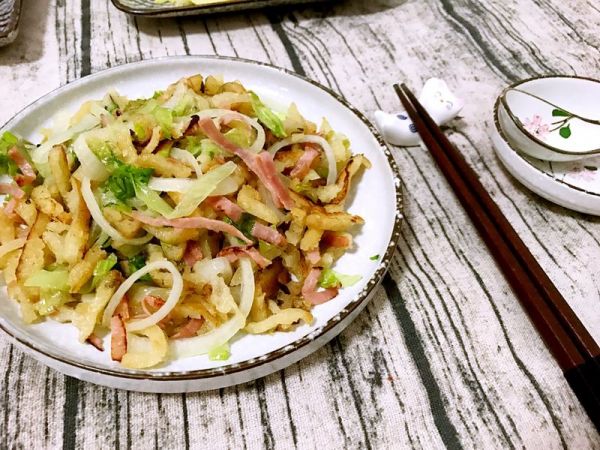 火腿鸡蛋煎土豆