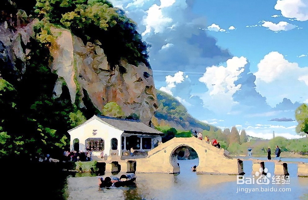 PS怎么把普通照片做成动漫效果?