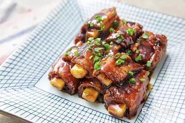 美味的糖醋素排骨