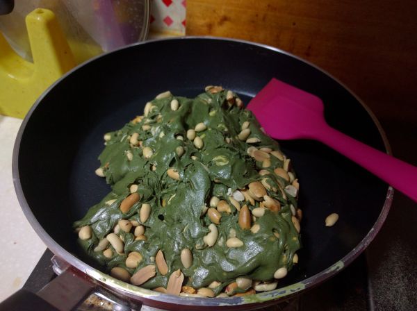 抹茶花生牛轧糖