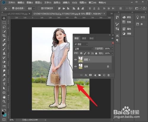 ps怎么给图形描出边缘线