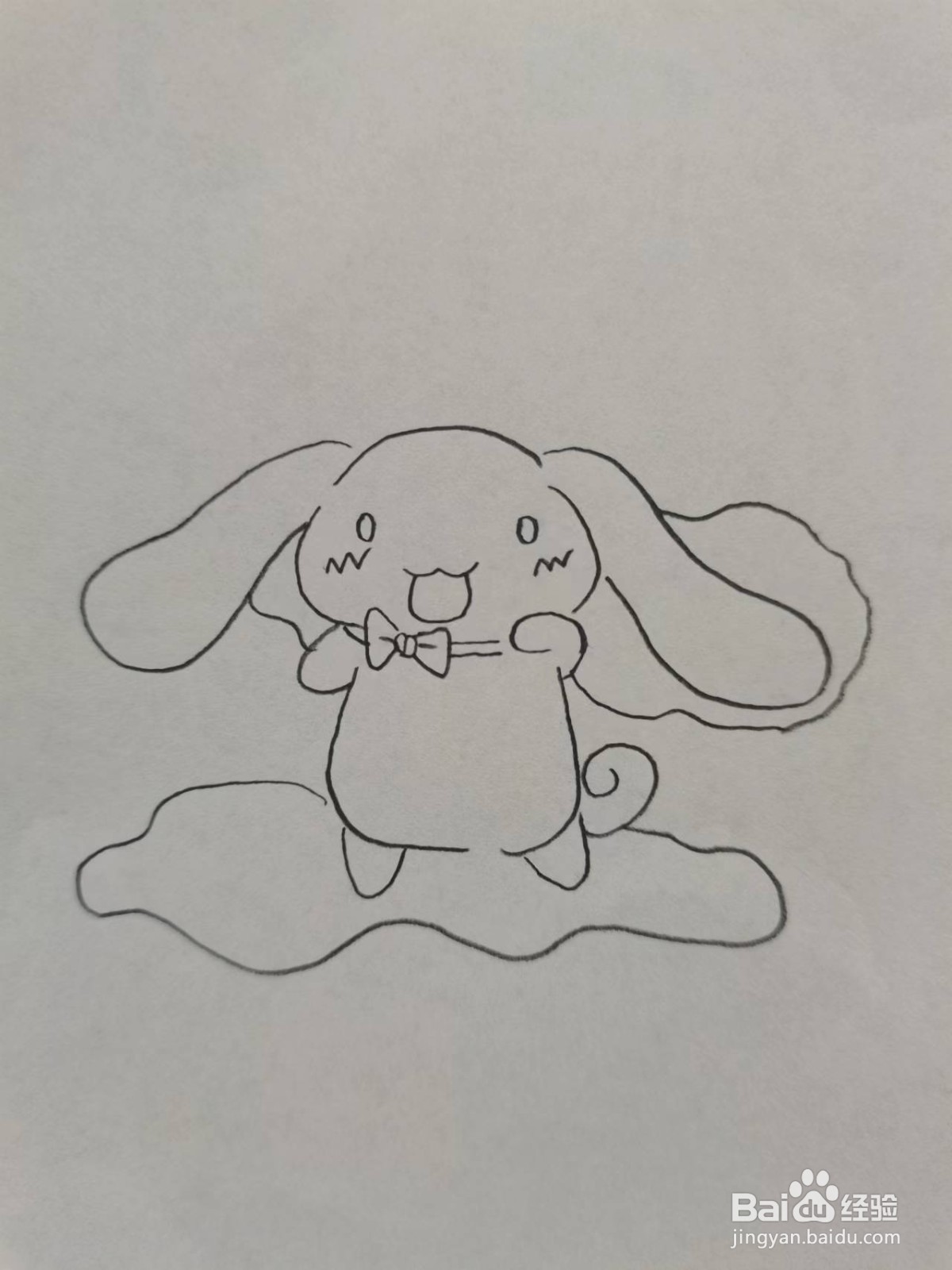 大耳朵小狗怎么画