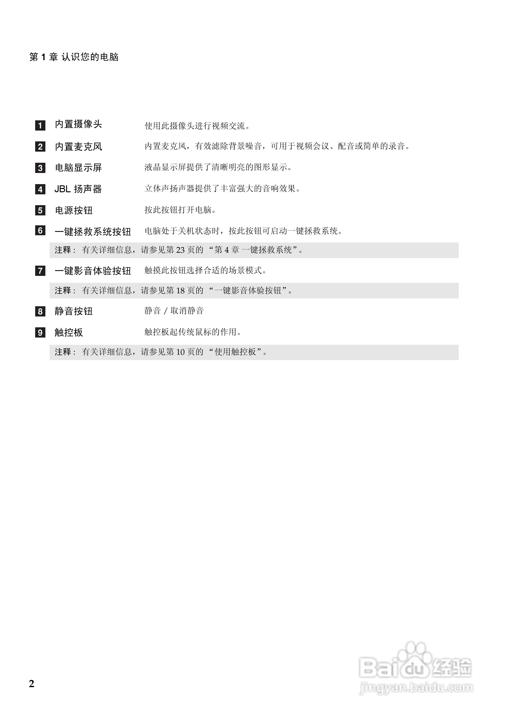 Lenovo联想Ideapad Y485笔记本电脑说明书:[1]