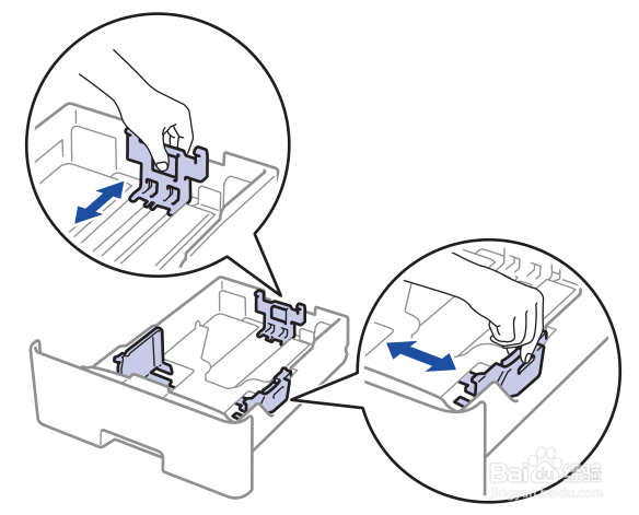 兄弟HL-5590DN打印机如何将纸张装入纸盒并打印