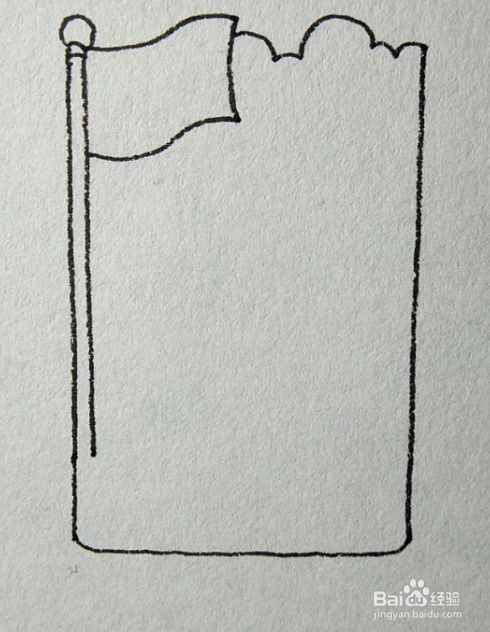 国庆天安门怎么画