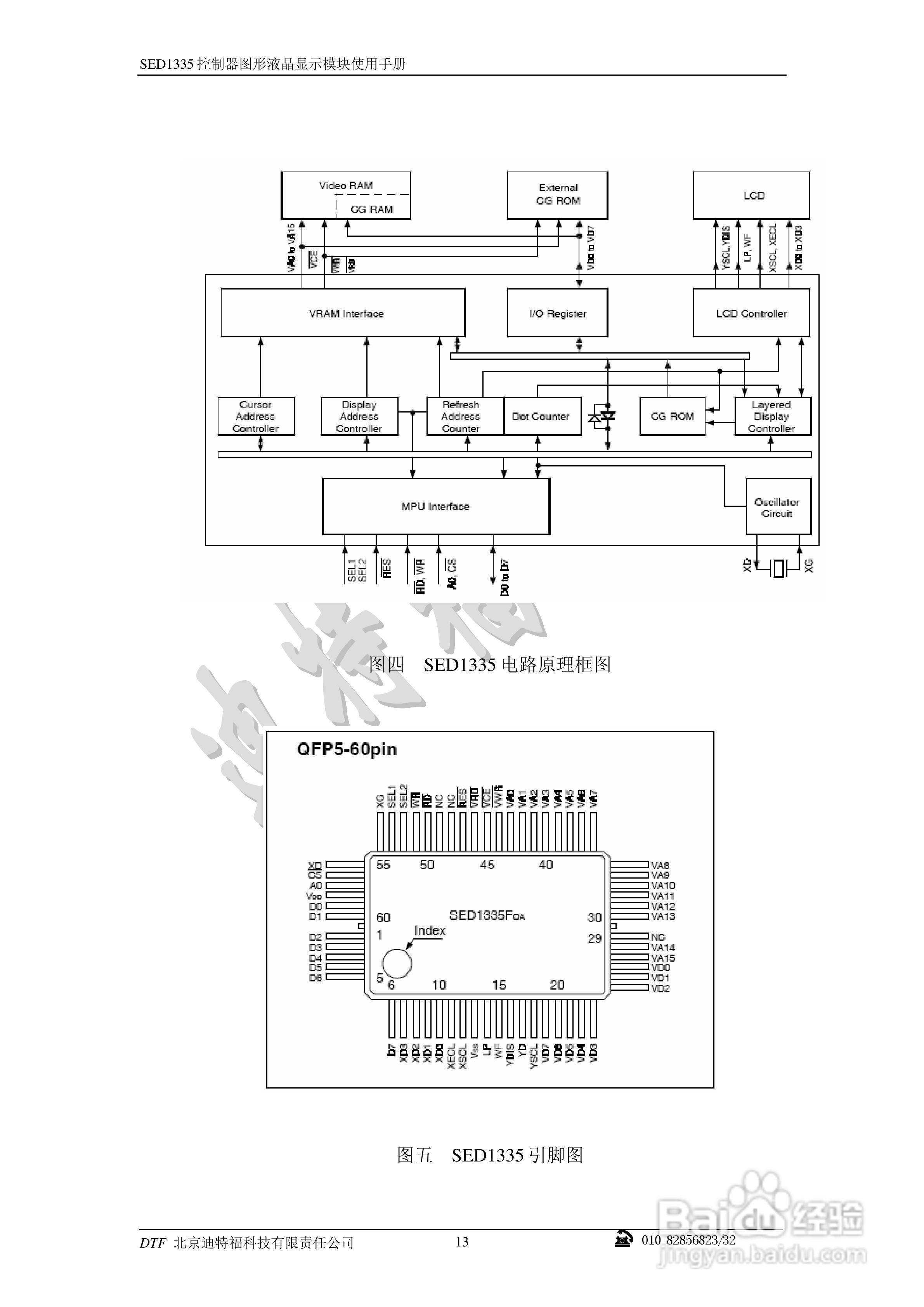 迪特福科技S1D13335点阵图形式控制器使用手册:[2]